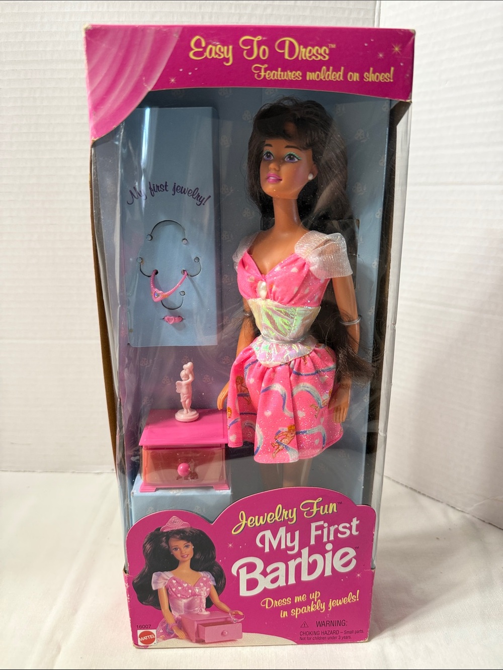 Vintage 1996 My First Barbie Party Jewelry Fun Teresa Brunette #16007 New “Read”